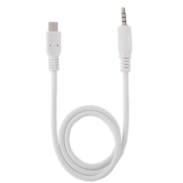 3,5 mm hann til mini USB hann lyd AUX-kabel, lengde: ca. 50 cm - Perfet