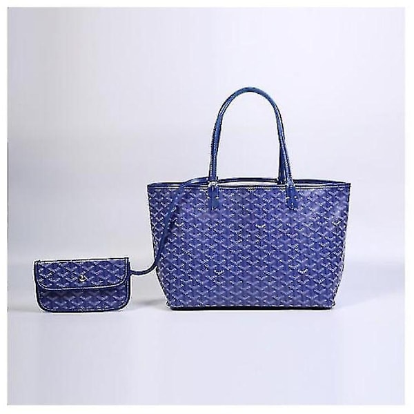 Hunde Tand Taske Stor Kapacitet Tote Taske Mor Taske Tote Taske Gave-yky-Perfet C blue