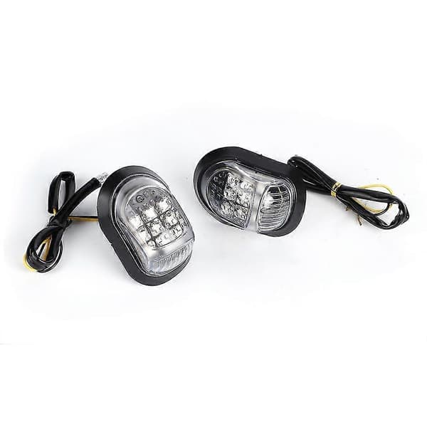 Universal 9LED Motorcykel Blinklys - Gul 12V-Perfekt