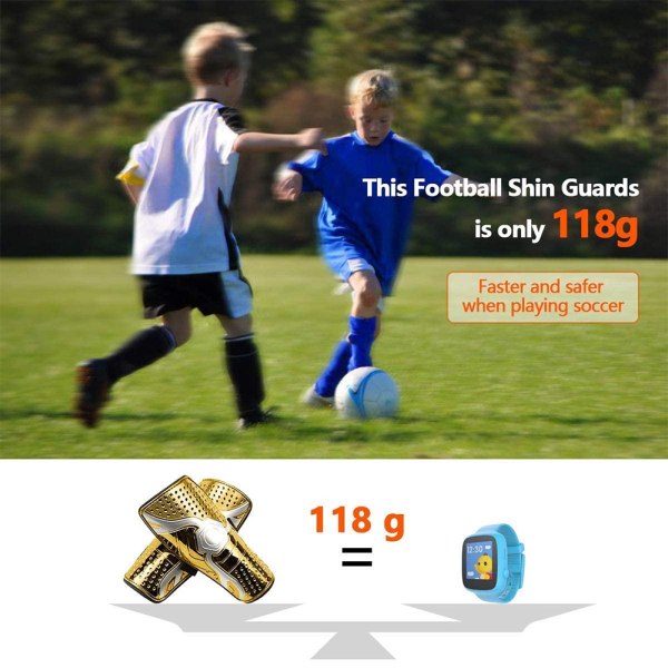 Fotboll benskydd Barn Ungdom Vuxen Sport Skyddande hårt skal - Perfet