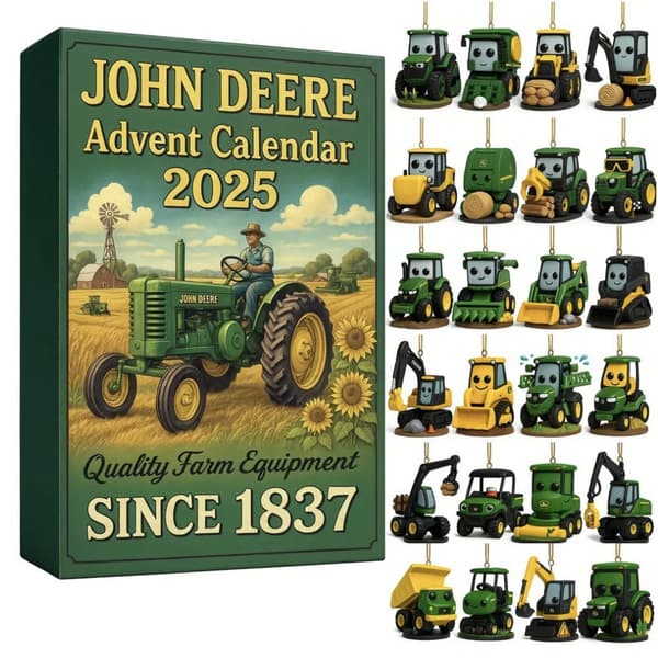 John Deeres nya julkalender 2025 | 24-dagars nedräkning till jul med traktor