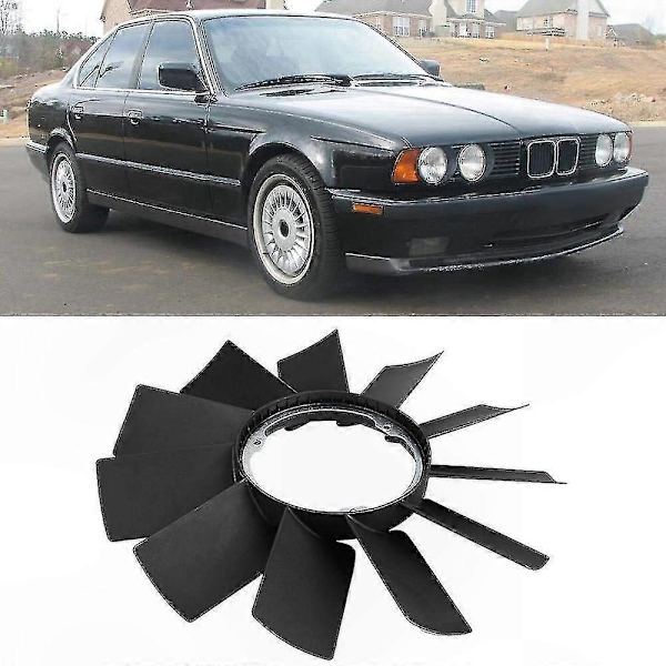 Kjølevifteblad kompatibelt med motorradiator, kompatibelt med Z3 E32 E34 E36 E39 E46 E53-modeller - Perfekt