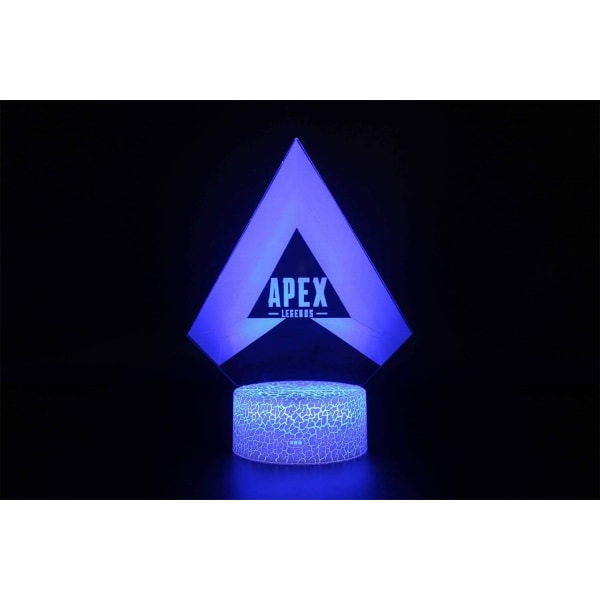 Apex Legends 3D Night Light, LED Colorful Touch Remote Contr - Perfet