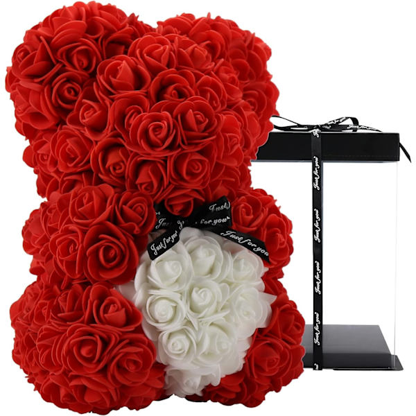 Ainutlaatuiset lahjat,Rose Bear,Rose Nalle lahjarasiassa - Syntymäpäivä - Perfet