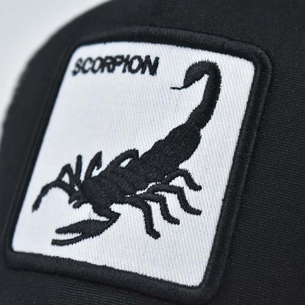 Scorpion animal mesh baseball hatte broderede kasketter til mænd og w - Perfet