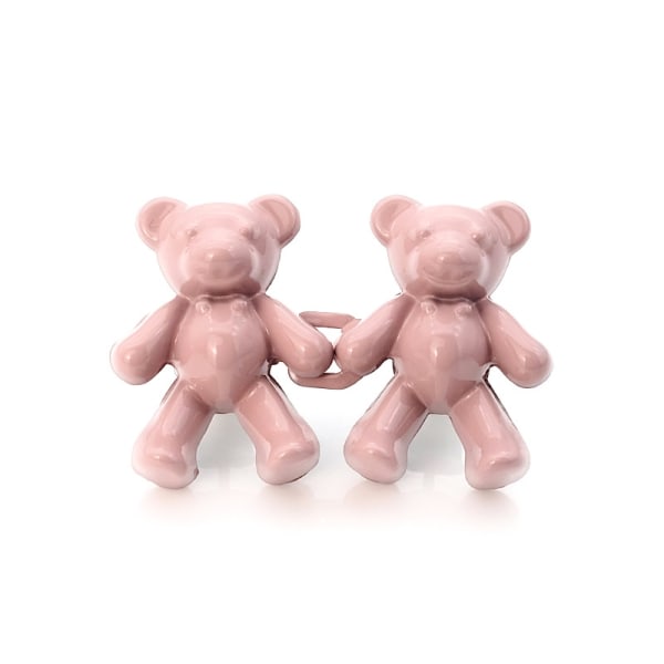 2PCS Bearhandtag infällbart midjespänne - spikfritt avtagbart - Perfet Lotus pink 40mm*27mm