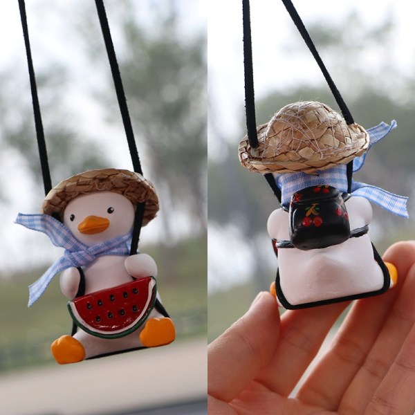 vedhæng og Anime Little Duck Swing Auto bakspejl Pendel - Perfet B
