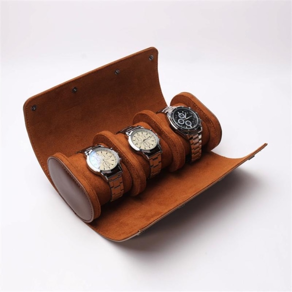 Multifunktionel Watch Roll Case Læder Watch Roll Box - Perfet