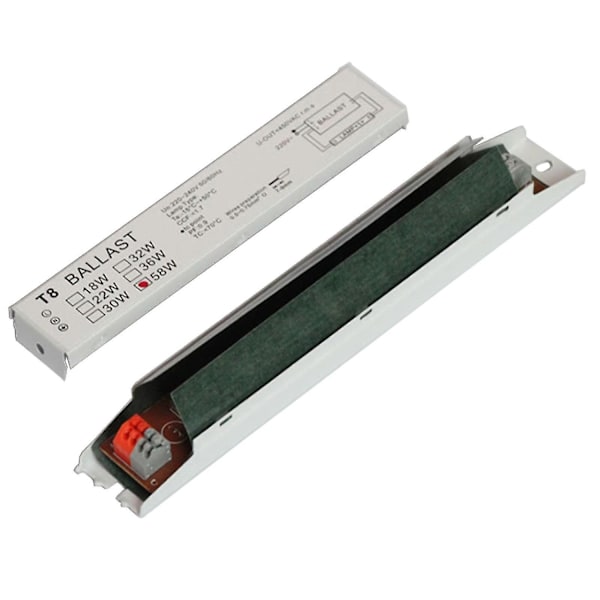 Universal T8 Elektronisk Forkobling 1x 18w/1x 58w Fluorescerende Lampe Forkoblingsadapter-Perfet B