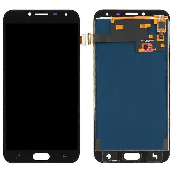 TFT LCD-skärm kompatibel med Galaxy J4, J400F/DS, J400G/DS med digitizer komplett enhet - Perfekt Black