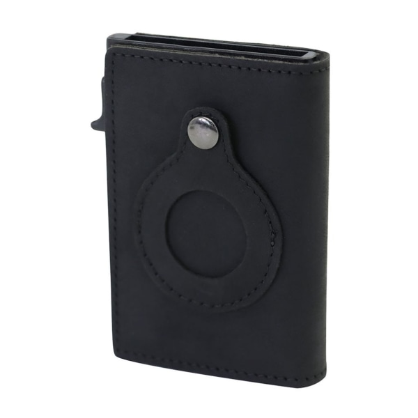Multifunksjonell lommebok, 2 i 1 lommebokveske i skinn - Perfet black