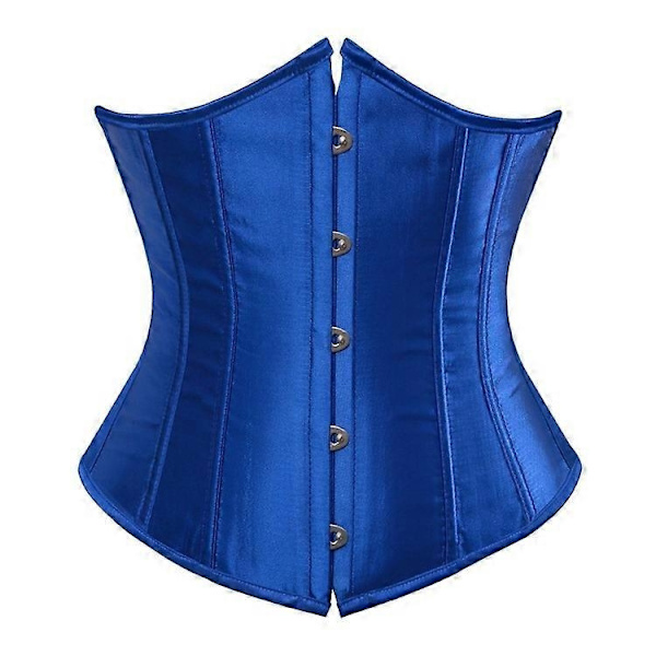 Goottilainen Korsetti Naiset Seksikäs Alavyötärökorsetti Vyötärönkouluttaja Korsetti Muotoilija Pluskoko Corpete Corselet Musta Valkoinen Punainen Sininen S-6xl-Perfet 8062 Blue S