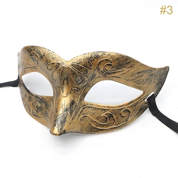 1 st Maskeradmask Halloween Kostym Mask Fest Kvinnor Män Maskerad-Perfekt N3