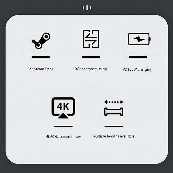 100W Suorakulmainen USB C - USB C -kaapeli, 0,5M-3M USB C - C Type-C -pikalataus - Täydellinen 3m