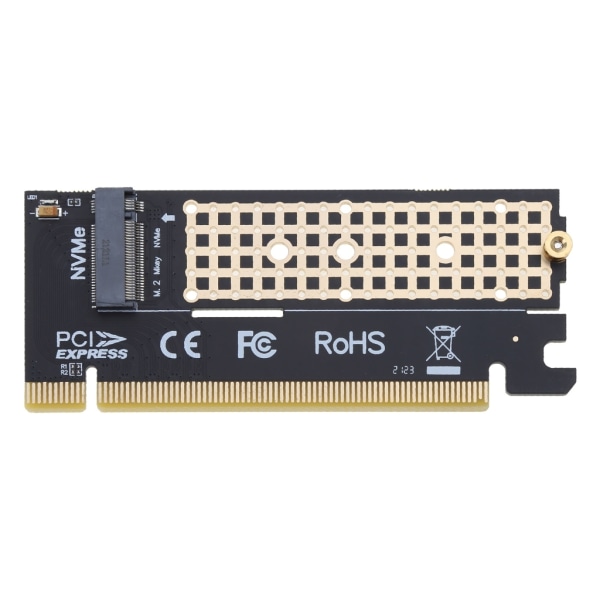 M2 til PCIE x16-adapterkort Pci-e til m2-omformer Riser NVMe SSD-adapter m2 M-Key PCI-Express 3.0-støtte 2230-2280- Perfet