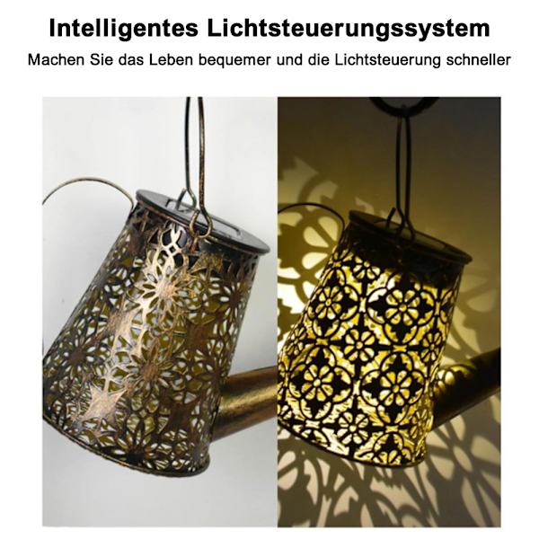 Vandkande med lys Store udendørs sollanterner hængende - Perfet
