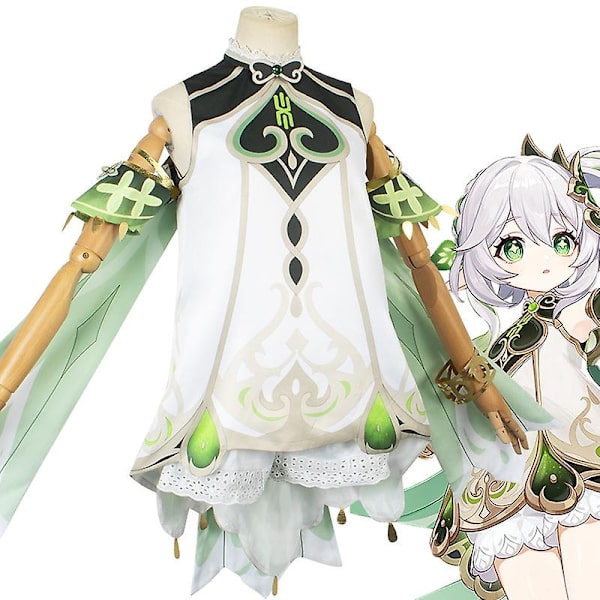 Spil Genshin Impact Nahida Cosplay Venti Cosplay Kostume Outfit Anime Cosplay Halloween kostumer Kvinder Venti Costume komplet sæt - Perfet Wig 150