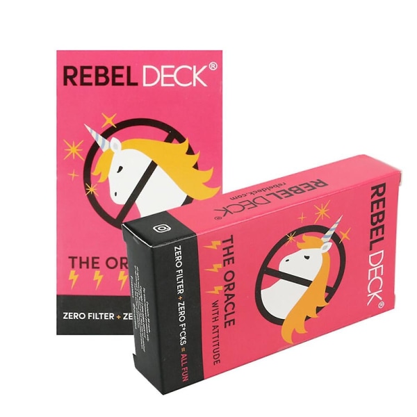 Rebel Deck Board Game Oracle & Attityd Cards Family Party Game - Perfet
