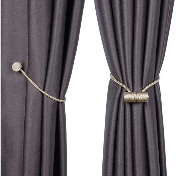 2 sett med magnetiske gardinklips, 40 cm gardinklips - Perfekt