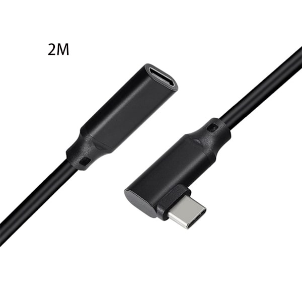 USB kabelförlängare Datakabel Förlängningskabel Typ-C hane till hona USB kontakt Förlängningskabel för PC- Perfet 2m