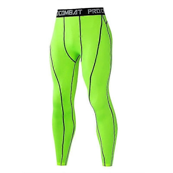 Miesten juoksutrikoot Leggingsit Lenkkeily Urheiluhousut Kuntosali Fitness Treenaus Jooga Alaosat Poikien Koripallohousut - Perfet green L