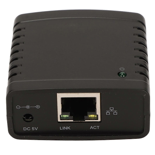 USB-utskriftsserver TCP IP LPR-utskriftsserver 10 Mbps 100 Mbps Standard RJ45 LAN-port USB trådlös förlängare delare 100-240V EU-kontakt Perfekt