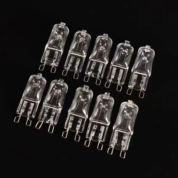 10X G9 Halogen varmvit kontorskapsellampa 25W 23 - Perfet