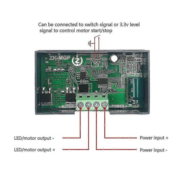 Justerbar Hastighetsregulator Motor Hastighetskontroller Pwm Dc 6v 12v 24v 360w 12a-Perfekt