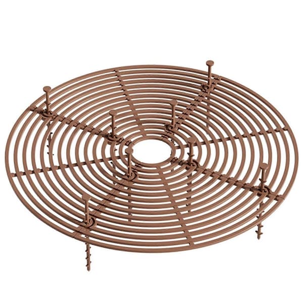Blomkruka Läcksäker Skydd Universal Justerbar-Räls Halkfri Fast Staket-Perfekt Globe Coffee Medium