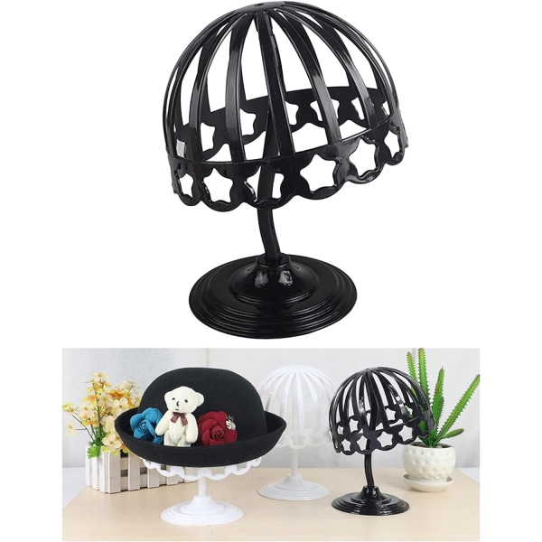 Plast Baby Hat Peruk Stativ 52cm Svart - Perfet