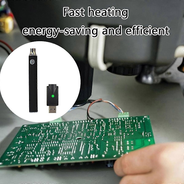 Holdbar Batteri Pen Hurtig Opvarmningsfunktion med Smart USB Adapter-Perfekt