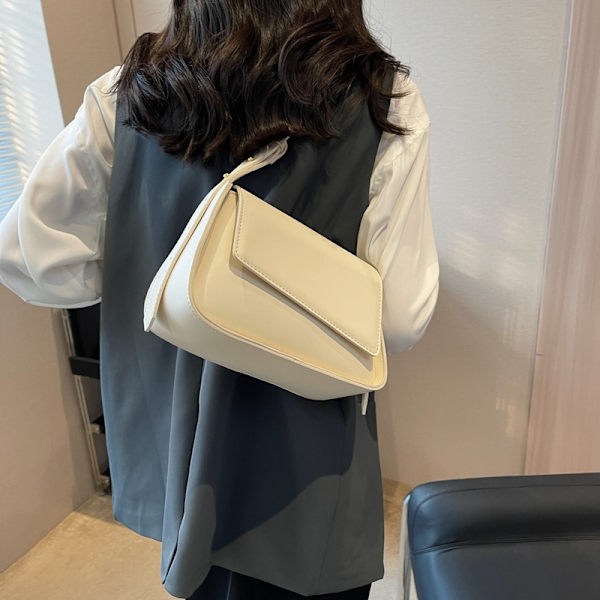 Advanced Texture Niche Bag Uusi naisten laukku Suosittu Olkalaukku Olkavarsi Pieni Neliömäinen Laukku - Perfet beigewhite