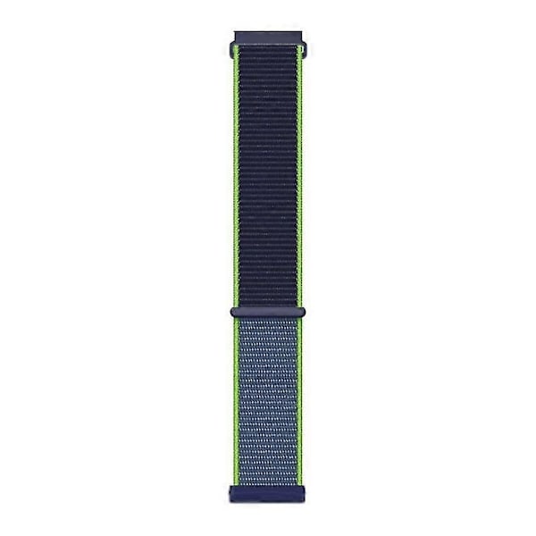 Kompatibel med Fitbit Versa 4/Sense 2 Bløde Nylon Urremme Sports Loop Udskiftningsarmbånd s202412242730-Perfet Neon Lime