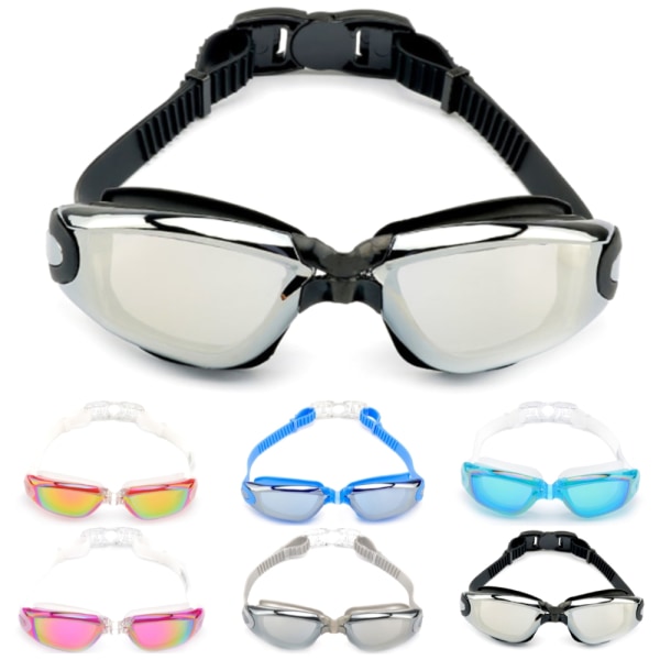 Unisex Justerbare Herre Dame Antifog Svømmedykkerbriller - Perfet Grey