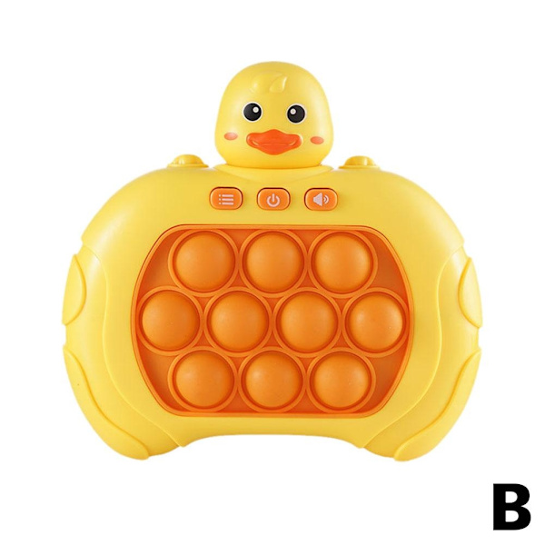 Pop It Game Machine Söt tecknad Kanin Duck Toy Quick Push Bubb - Perfet duck onesize