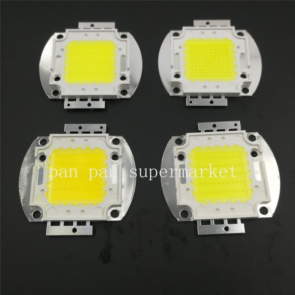 Hvit / 10W 20W 30W 50W 100W LED-lys Chip DC 12V 36V COB Integrert LED-lampe Dioder DIY Floodlight Spotlight Pære - Perfet Warm White