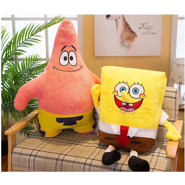 Svampbob Fyrkan Gosedjur Mjukleksak 35cm docka - Perfet Patrik Stjärna