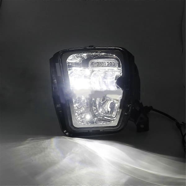 Silver Kompatibel med Dodge Ram 1500 2013-2018 LED Dimljus-Perfet