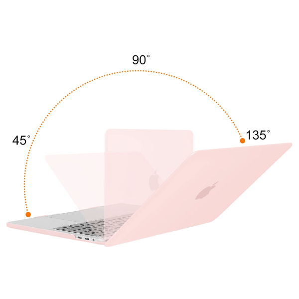 Taske til MacBook Pro 13 tommer A1706 A1708, Pink-Perfet