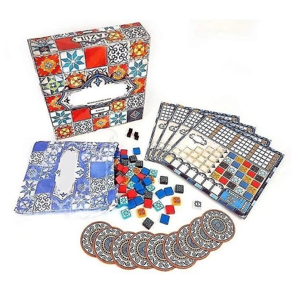 Brädspel Färg Brick Mastercard Game Tile Story Azuling Card Game - Perfet