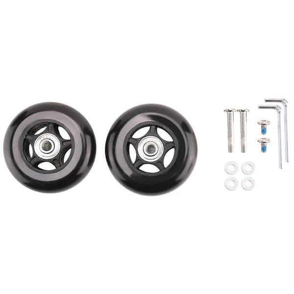 2 Sett Koffert Erstatningshjul OD 80mm-Perfet