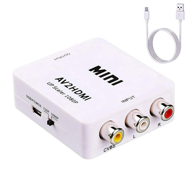 RCA till HDMI 1080P AV till HDMI Video Converter