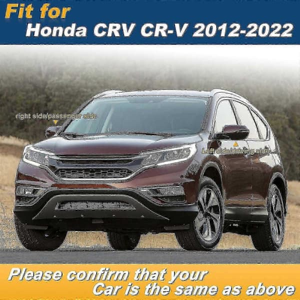 Sort spejldæksel Kompatibel med Honda CRV CR-V 2012-2022 auto dele - Perfekt White Left