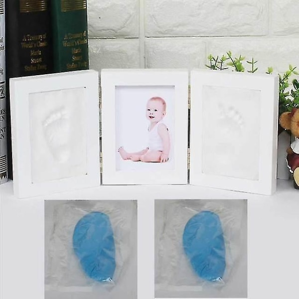 Baby Print Form 3D DIY Kit Soft Clay Blækpude Footprint Fingerprint Clay - Perfet