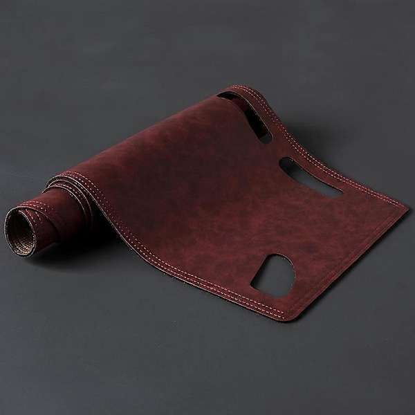 Passer for Toyota Rav4 XA50 2020-2024 RAV 4 XA 50 Beskyttende Pute Bildekk Lysbeskyttende Pute Dashbord Benkeplate Deksel Dashbord Pute-Perfet stone pattern red Left Hand Drive