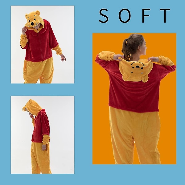 Cosusket Mukavat Unisex-Pyjamat - Täydelliset Pooh S