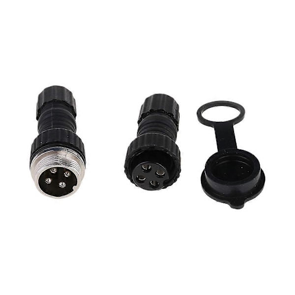 GX16 Vandtæt Luftfartsstik Stikdåse Sensor Encoder 2/3/4/5/6 Pin Ny-Perfekt