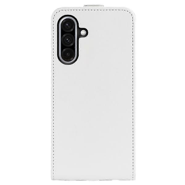 Kompatibel med R64 Textur Vertikal Flip Läder Telefonfodral-Perfet White