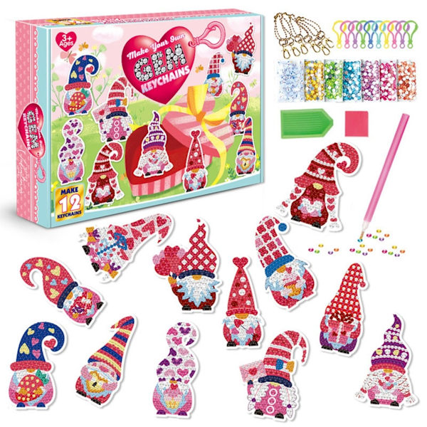 15/12-pack diamond painting Gör-det-själv-konst- och hantverkssatser för barn och vuxna Nybörjarpresenter till flickor - Perfet null - 1