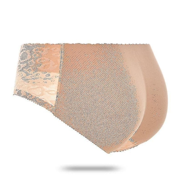 Polstrede push up-truser for kvinner, hofteløft, kroppsforming, falsk rumpe - Perfekt Low-waist 188beige M